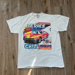 Vintage 1996 Northern Allstars 'Ice Race' Chill Graphic Tee. Size large